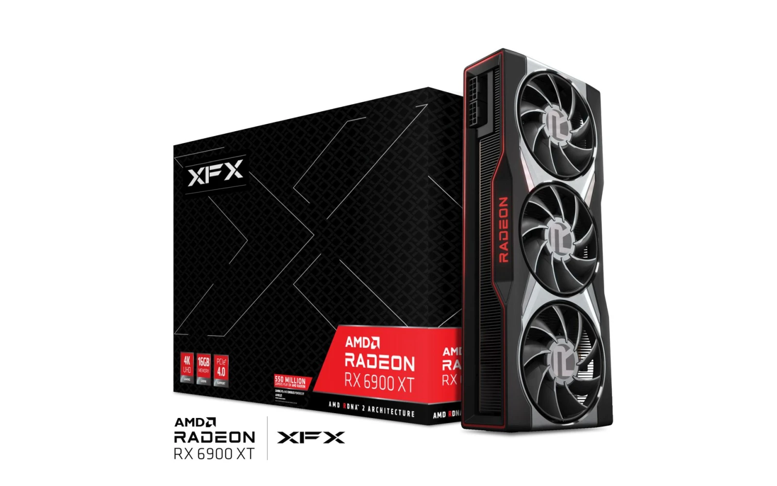 XFX AMD Radeon RX 6900 XT Gaming Graphics Card with 16GB GDDR6, AMD RDNA 2